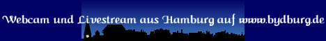 Eine private Webcam in Hamburgs Osten.
 Am Rande des &Ouml;jendorfer Park.
 Zeitweilige Beflaggung bei Anl&auml;&szlig;en.